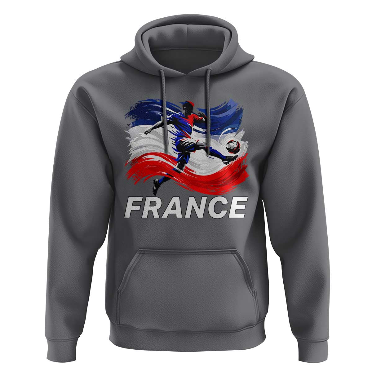 France Soccer Football Fan French Flag Hoodie