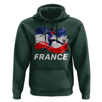 France Soccer Football Fan French Flag Hoodie
