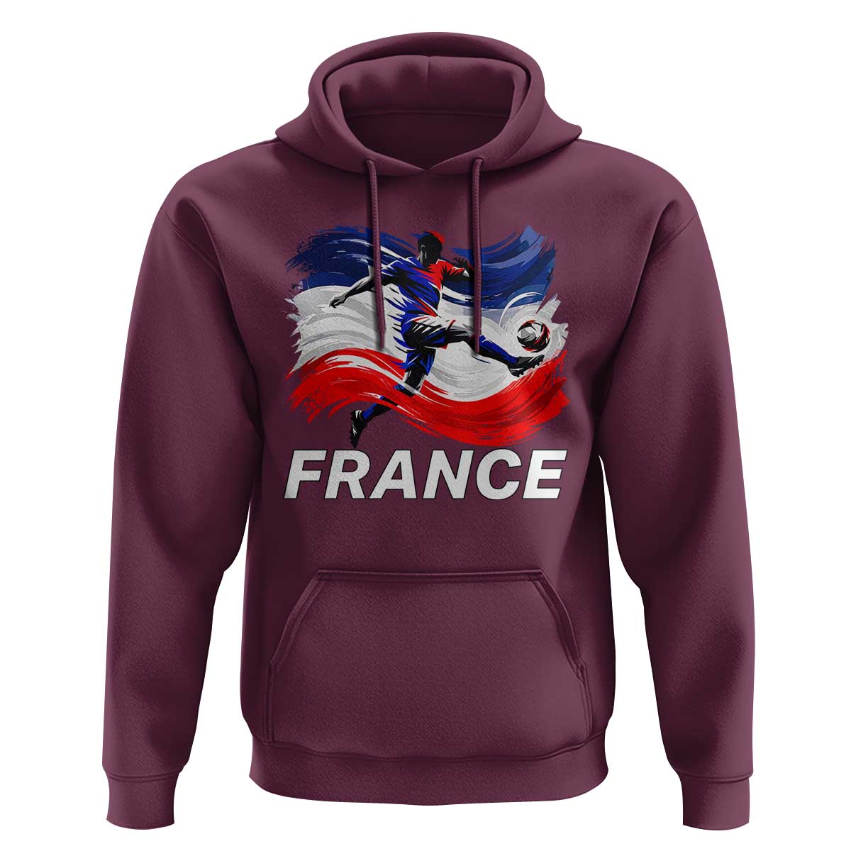 France Soccer Football Fan French Flag Hoodie