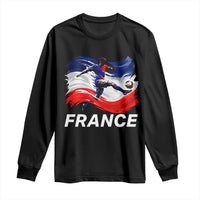 France Soccer Football Fan French Flag Long Sleeve Shirt
