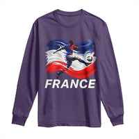 France Soccer Football Fan French Flag Long Sleeve Shirt