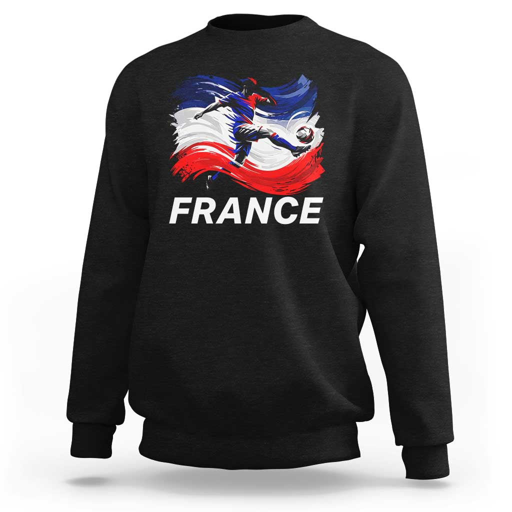 France Soccer Football Fan French Flag Sweatshirt