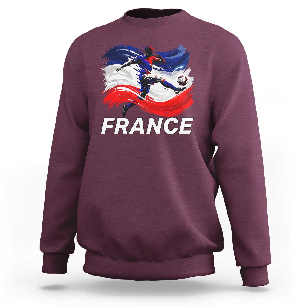 France Soccer Football Fan French Flag Sweatshirt