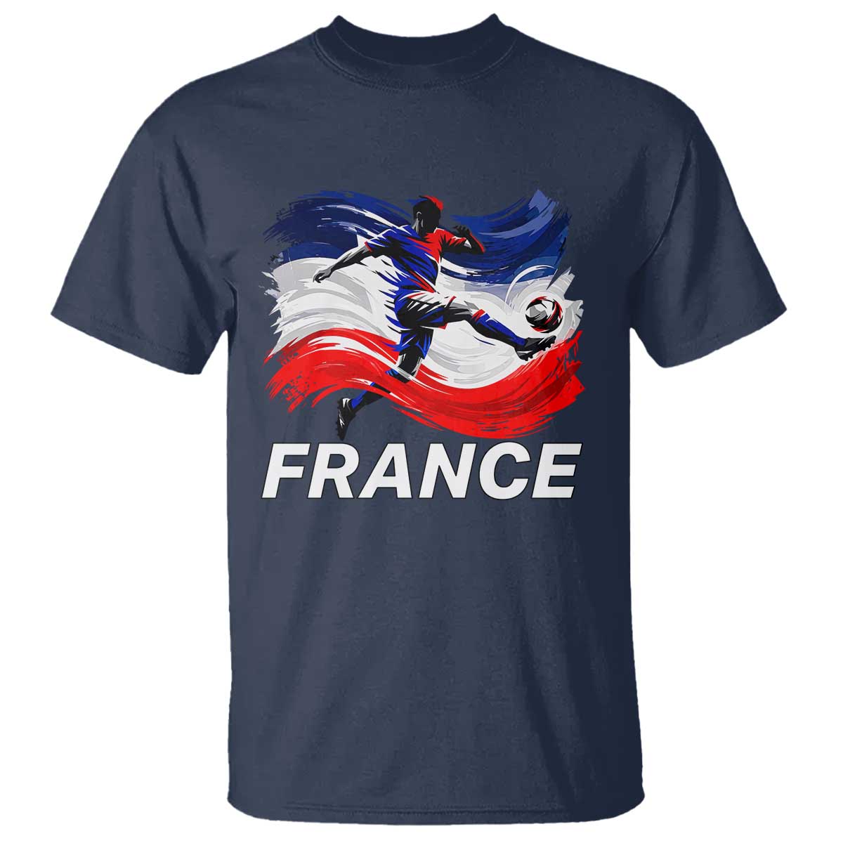 France Soccer Football Fan French Flag T Shirt
