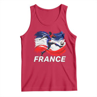 France Soccer Football Fan French Flag Tank Top