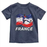 France Soccer Football Fan French Flag Toddler T Shirt