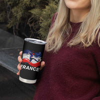 France Soccer Football Fan French Flag Tumbler Cup