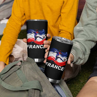 France Soccer Football Fan French Flag Tumbler Cup