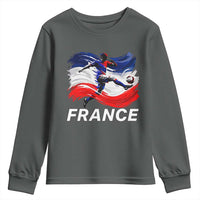 France Soccer Football Fan French Flag Youth Sweatshirt