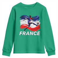 France Soccer Football Fan French Flag Youth Sweatshirt