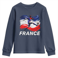 France Soccer Football Fan French Flag Youth Sweatshirt