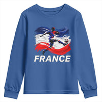 France Soccer Football Fan French Flag Youth Sweatshirt