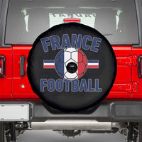 French Flag France Soccer Football Fan Spare Tire Cover