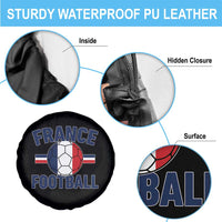 French Flag France Soccer Football Fan Spare Tire Cover