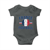 French Flag France Soccer Football Fan Baby Onesie