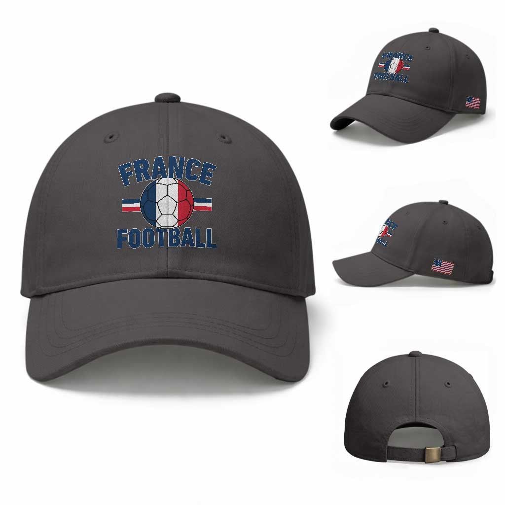 French Flag France Soccer Football Fan Baseball Cap