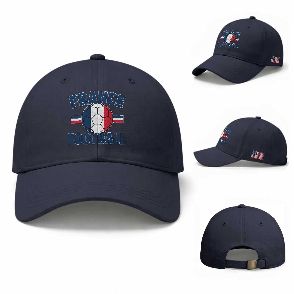 French Flag France Soccer Football Fan Baseball Cap