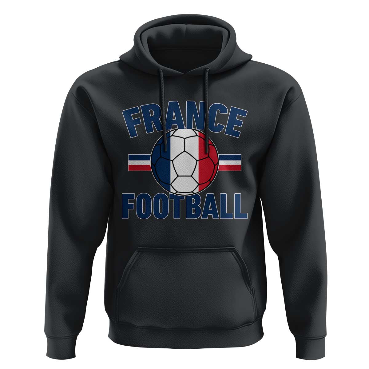French Flag France Soccer Football Fan Hoodie