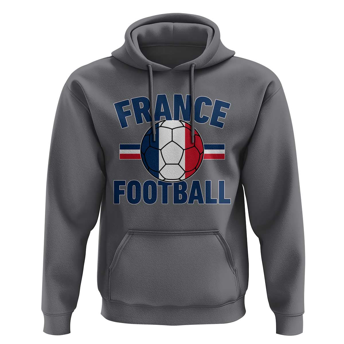 French Flag France Soccer Football Fan Hoodie