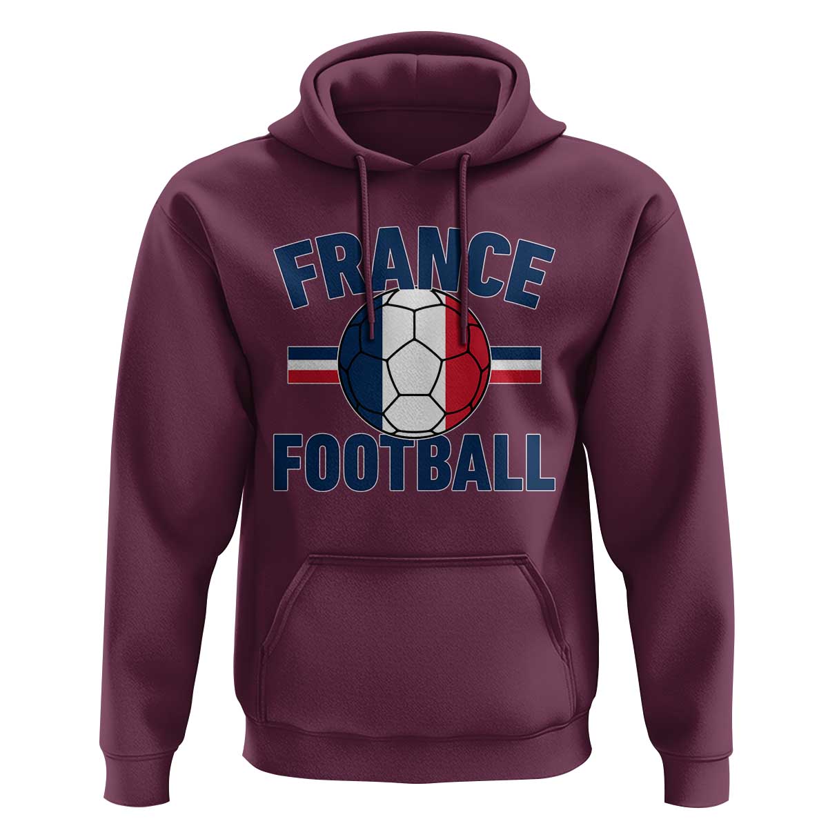 French Flag France Soccer Football Fan Hoodie