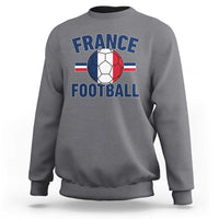 French Flag France Soccer Football Fan Sweatshirt