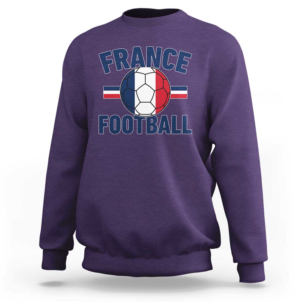 French Flag France Soccer Football Fan Sweatshirt
