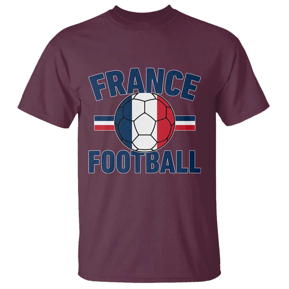 French Flag France Soccer Football Fan T Shirt