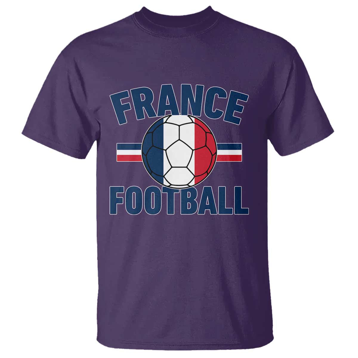 French Flag France Soccer Football Fan T Shirt