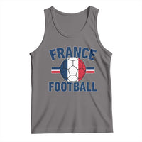 French Flag France Soccer Football Fan Tank Top
