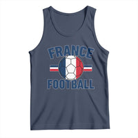 French Flag France Soccer Football Fan Tank Top