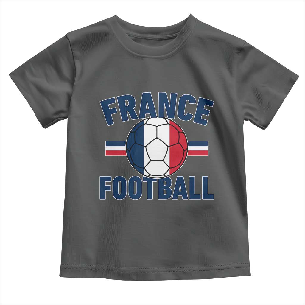 French Flag France Soccer Football Fan Toddler T Shirt