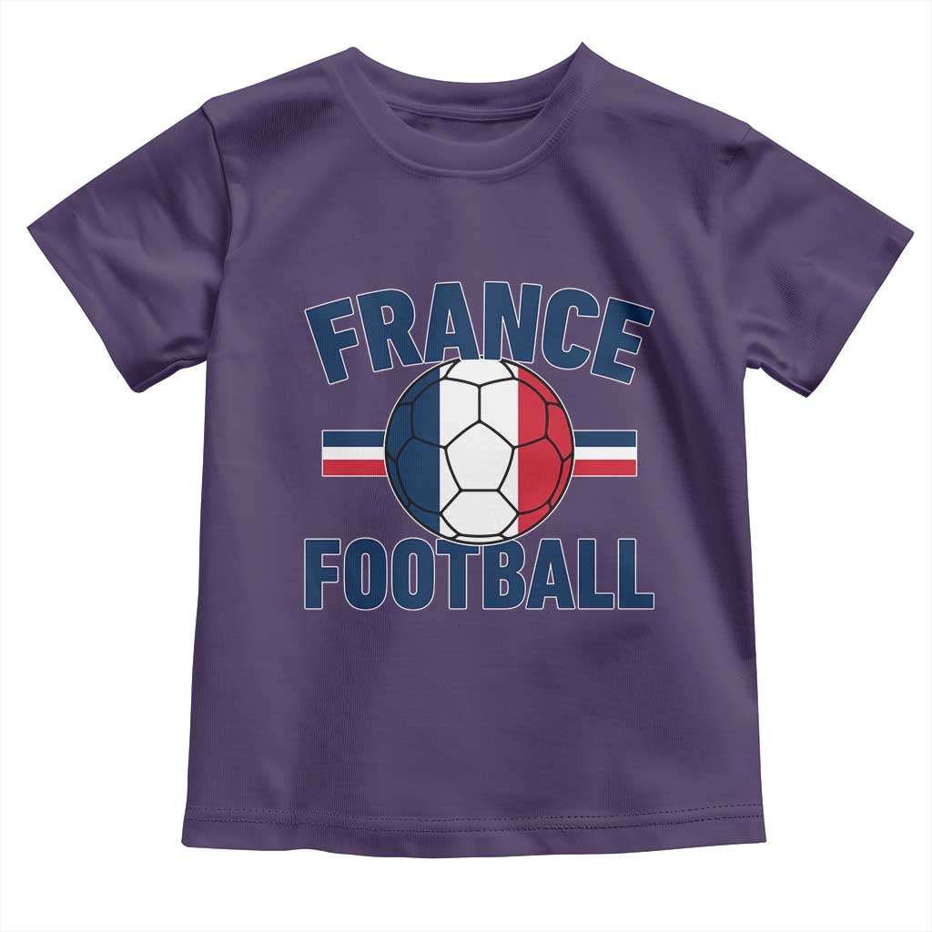 French Flag France Soccer Football Fan Toddler T Shirt