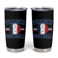 French Flag France Soccer Football Fan Tumbler Cup