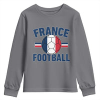 French Flag France Soccer Football Fan Youth Sweatshirt