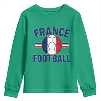 French Flag France Soccer Football Fan Youth Sweatshirt