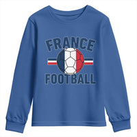 French Flag France Soccer Football Fan Youth Sweatshirt