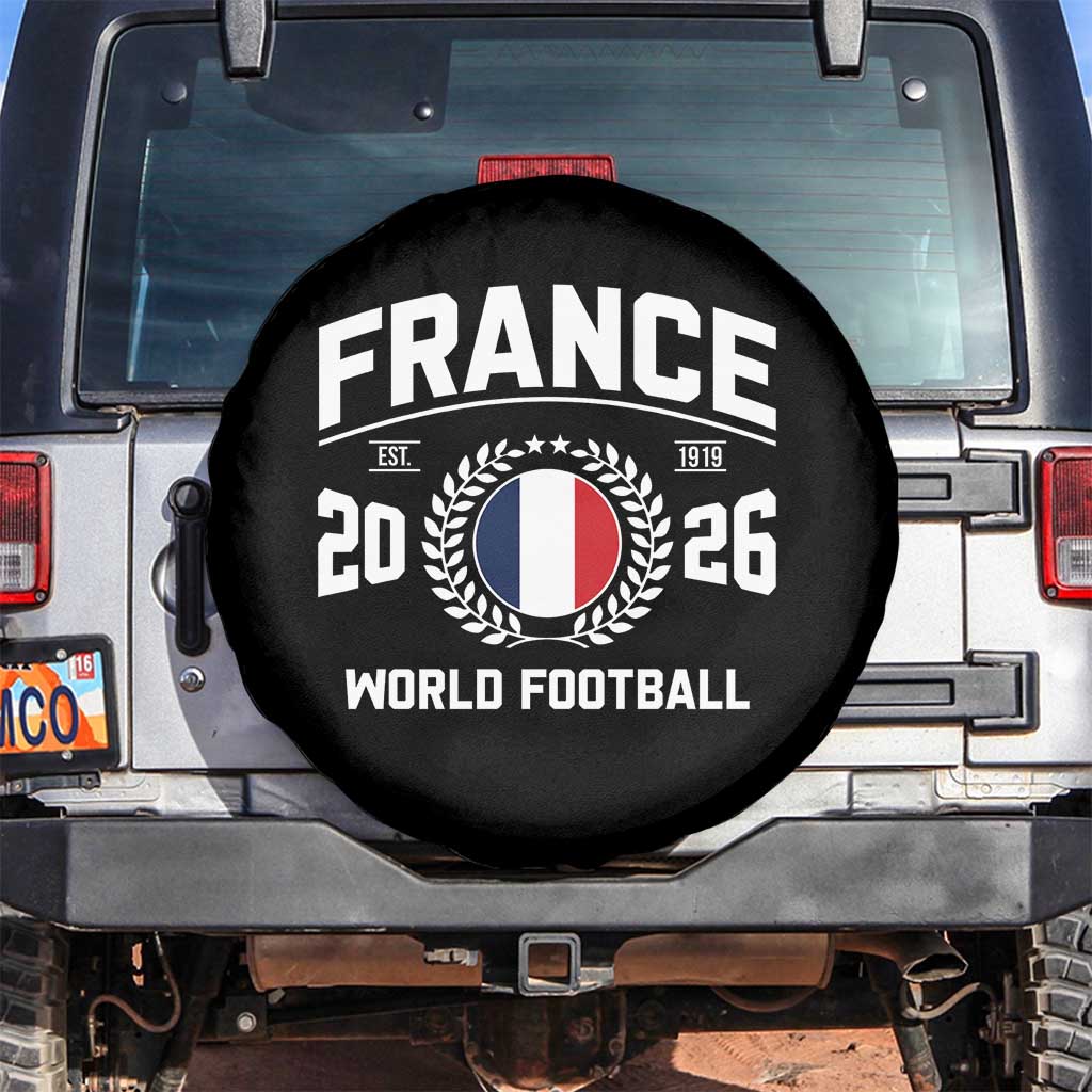 France Soccer Fan French Flag Patriotic Sports Spare Tire Cover
