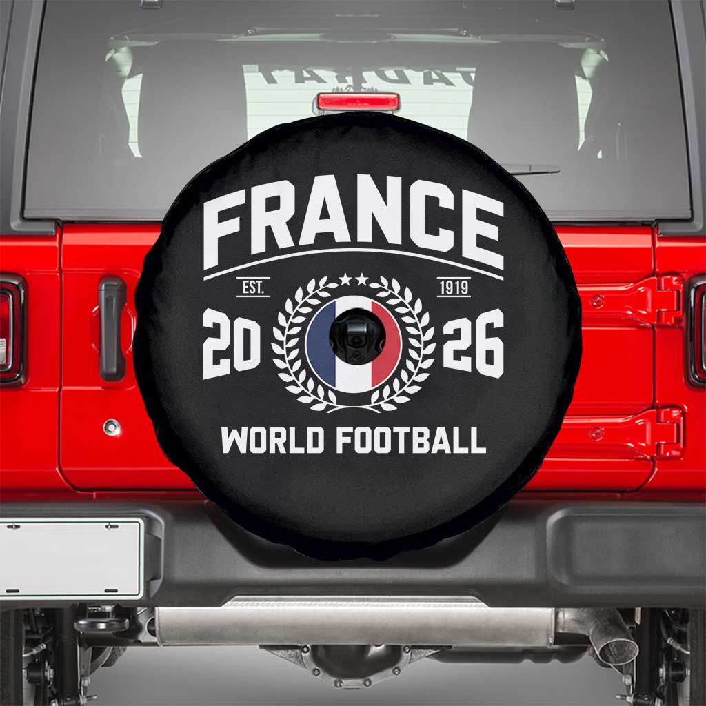 France Soccer Fan French Flag Patriotic Sports Spare Tire Cover