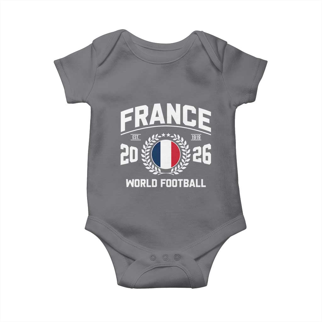 France Soccer Fan French Flag Patriotic Sports Baby Onesie