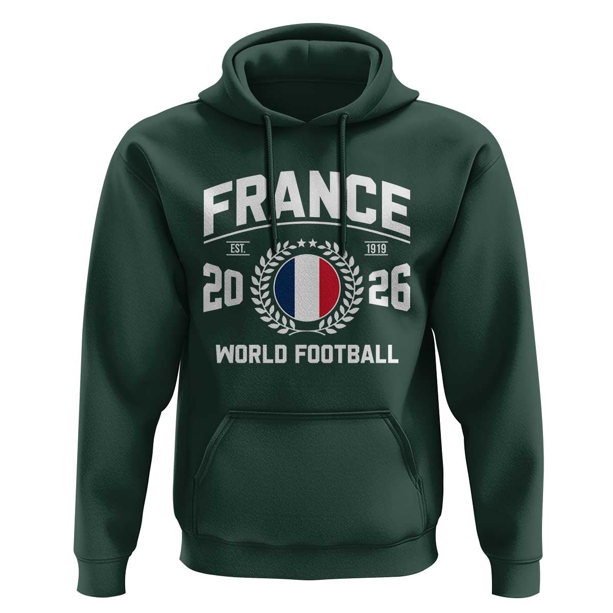 France Soccer Fan French Flag Patriotic Sports Hoodie