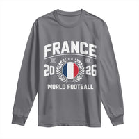 France Soccer Fan French Flag Patriotic Sports Long Sleeve Shirt