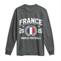 France Soccer Fan French Flag Patriotic Sports Long Sleeve Shirt