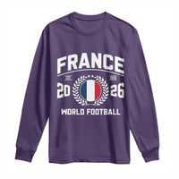 France Soccer Fan French Flag Patriotic Sports Long Sleeve Shirt
