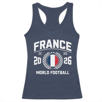 France Soccer Fan French Flag Patriotic Sports Racerback Tank Top