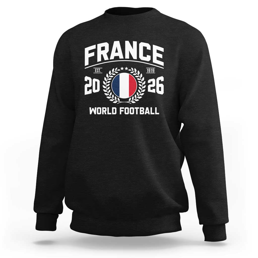 France Soccer Fan French Flag Patriotic Sports Sweatshirt
