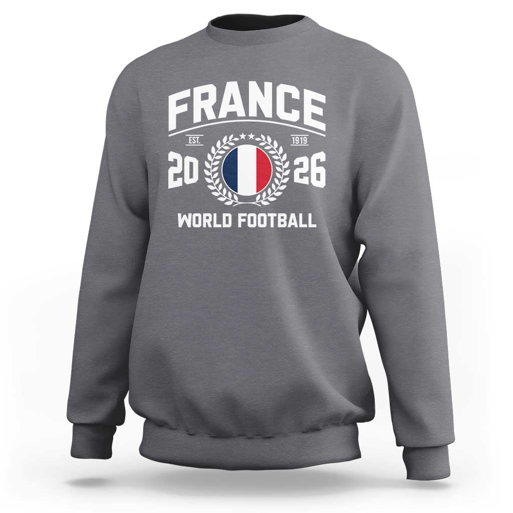 France Soccer Fan French Flag Patriotic Sports Sweatshirt