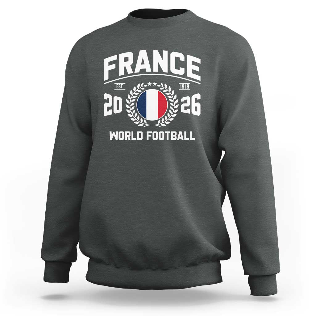 France Soccer Fan French Flag Patriotic Sports Sweatshirt