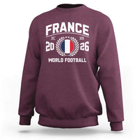 France Soccer Fan French Flag Patriotic Sports Sweatshirt