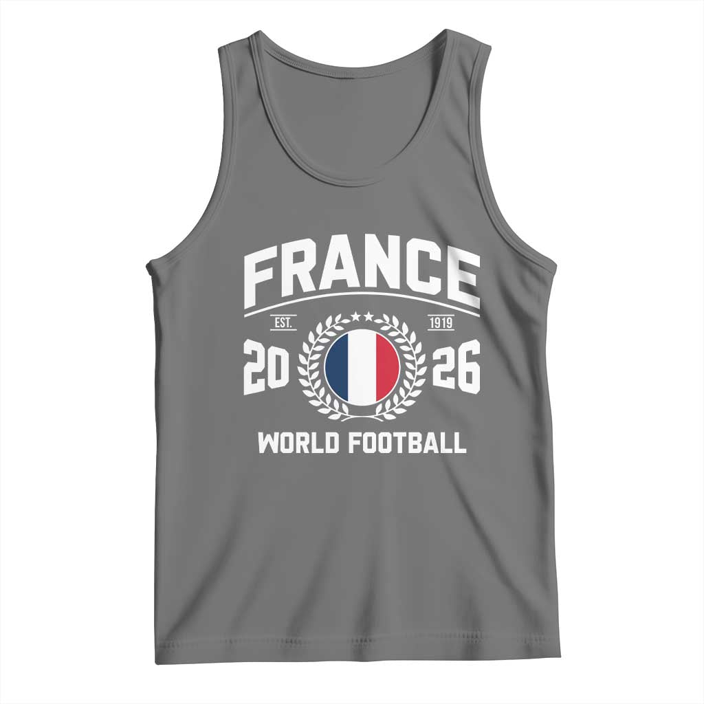 France Soccer Fan French Flag Patriotic Sports Tank Top