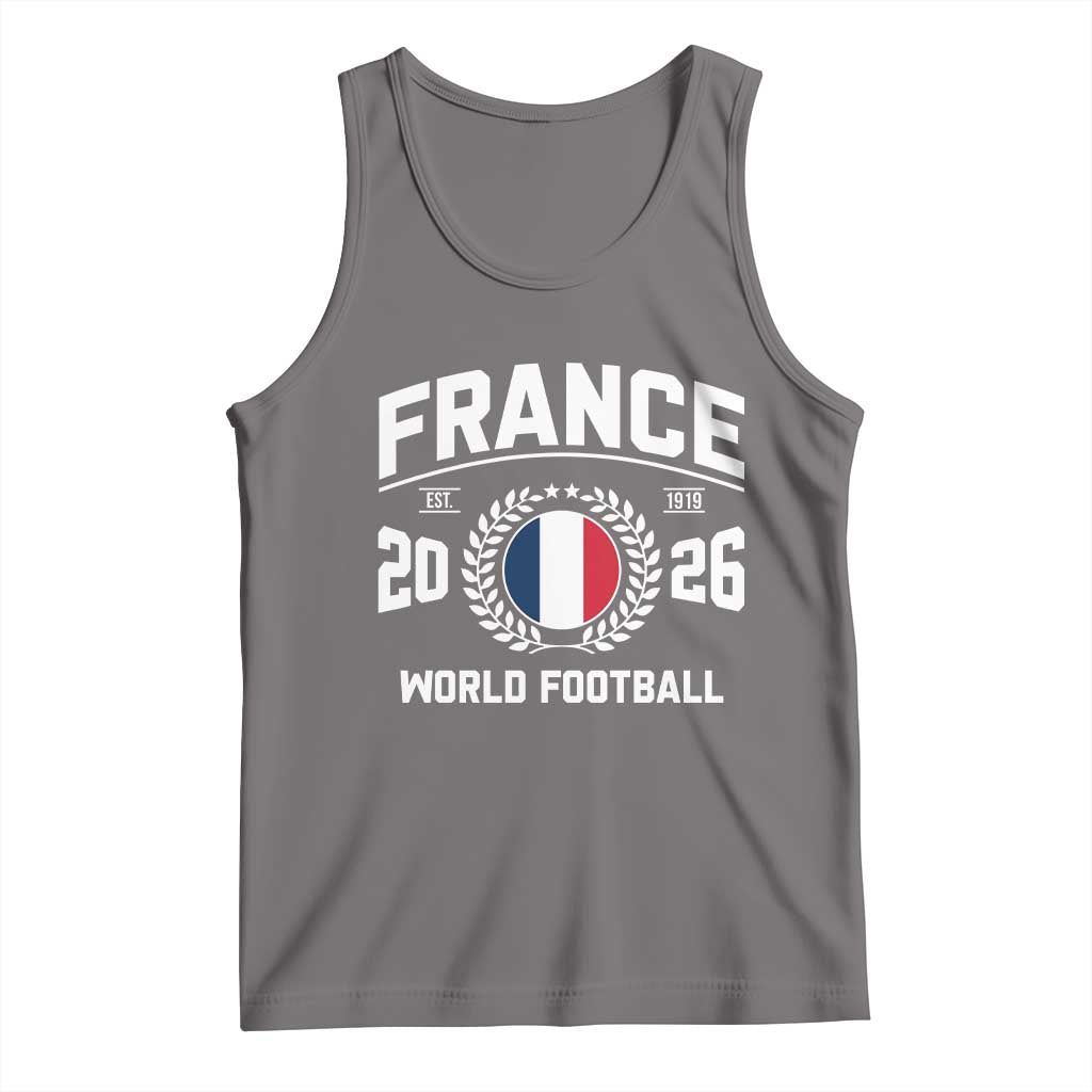 France Soccer Fan French Flag Patriotic Sports Tank Top